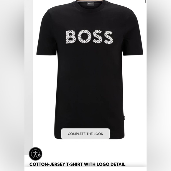 Brand NWT BOSS Black Graphic Men's Tee - Picture 1 of 3